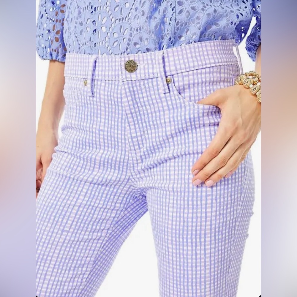 Lilly Pulitzer Jean - South Ocean High Rise Skinny - Picture 2 of 11